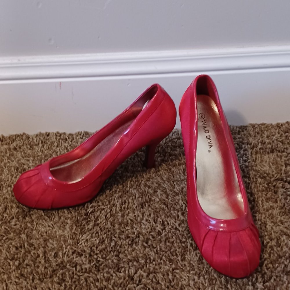 Red high heels